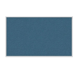 2 x 3 ft.  Vinyl Bulletin Board, Satin Aluminum Frame, Ocean