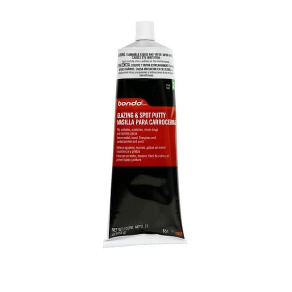 3M Bondo 16 oz. Glazing and Spot Putty 00651 - The Home Depot