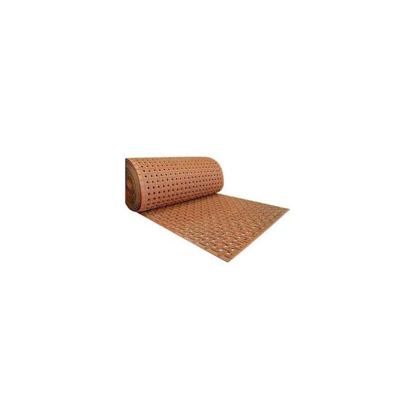 Rubber-Cal Safe-Grip Slip-Resistant Traction Mats Brown 34 in. x 48 in.  Natural Rubber Commercial Mat 03-161-BR-W-304 - The Home Depot