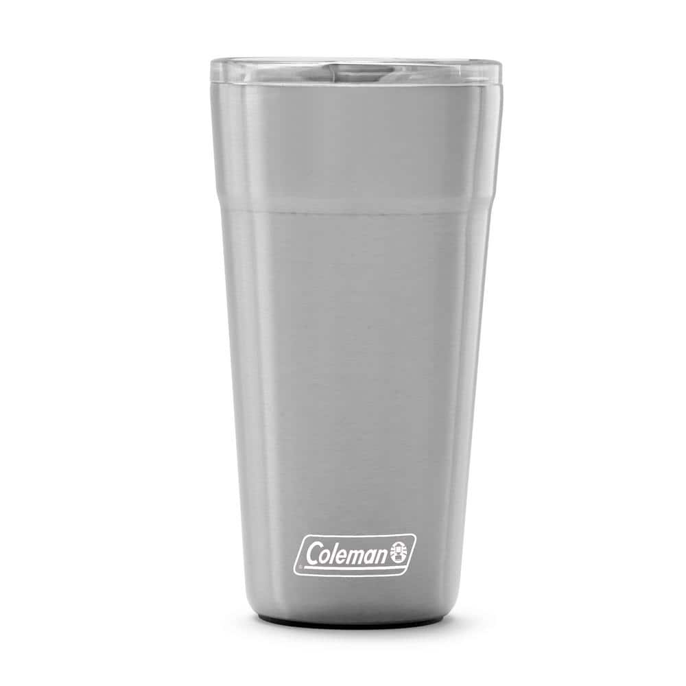 Coleman Brew Tumbler 20oz BLACK Insulated Stainless Steel Cup Picnic Camp