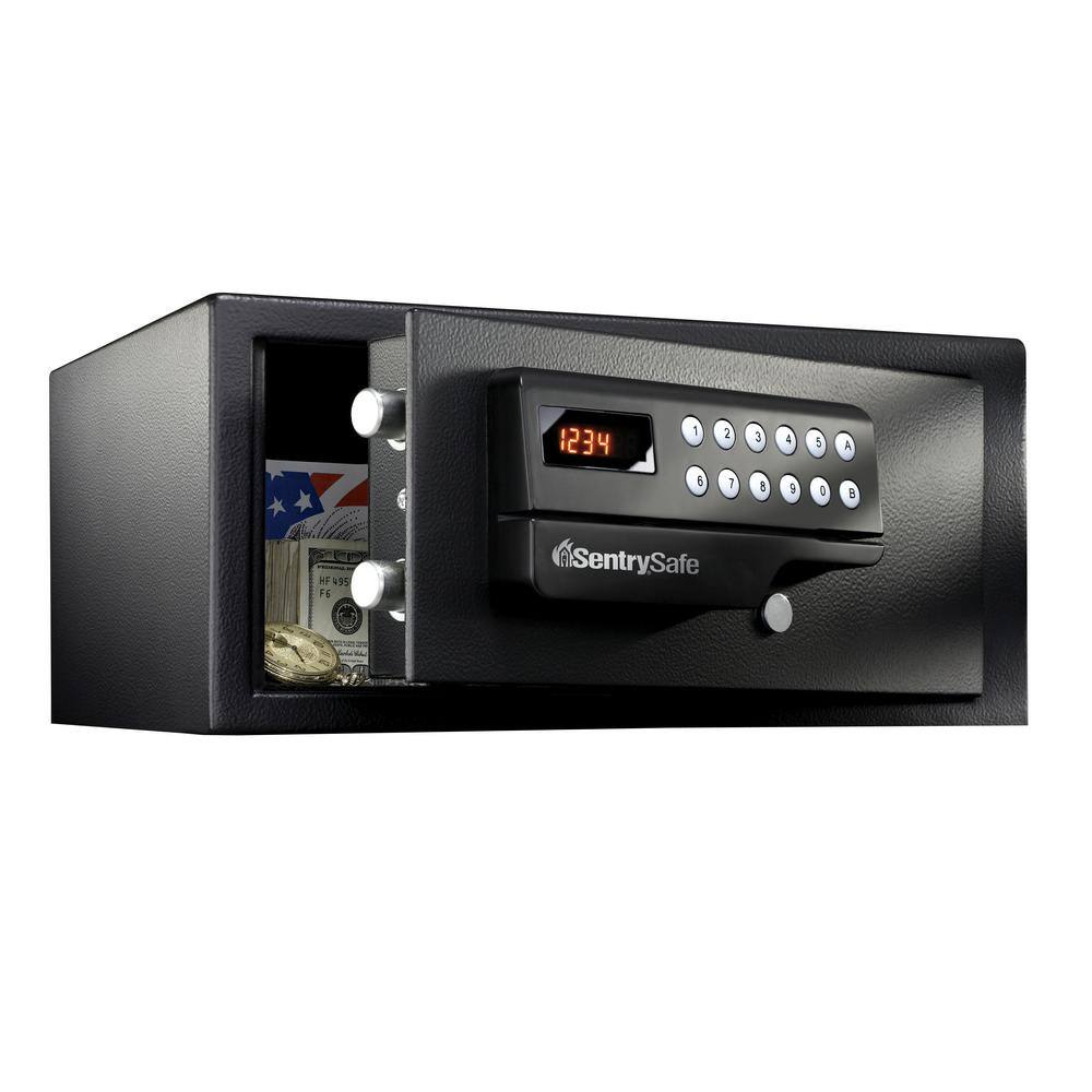 SentrySafe 0.41 Cu. Ft. Safe Box With Digital And Card Swipe Lock ...