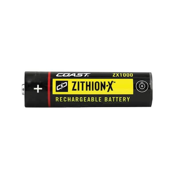 Coast ZX1000 ZITHION-X Micro-USB Rechargeable Battery for the XP11R Flashlight