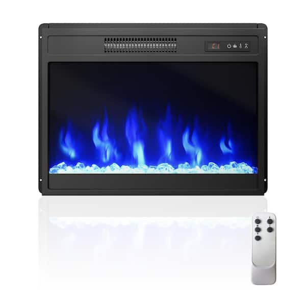 Boyel Living 23 in. Direct Vent Electric Fireplace Insert with Remote Control