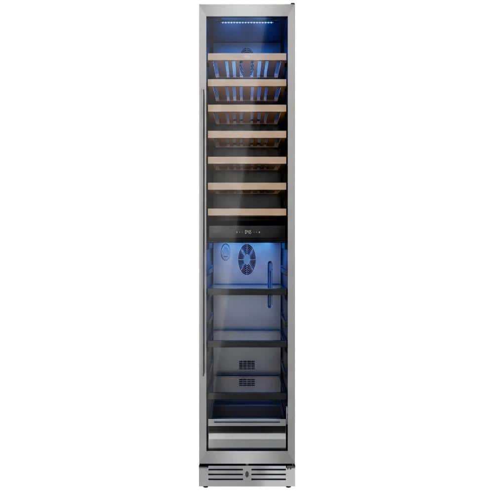 24 in. Dual Zone 40-Bottle and 112-Can Beverage and Wine Cooler Fridge Beverage Refrigerator in Stainless Steel price history on PriceWatchPro
