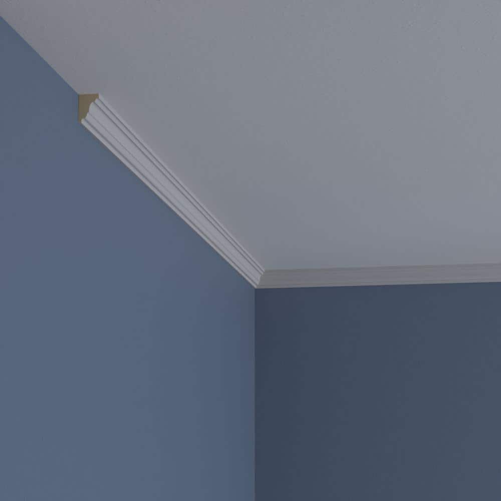 Edinburgh Traditional Smooth White Polyurethane Crown Moulding