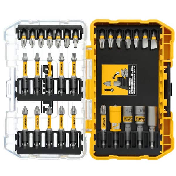 DEWALT - ATOMIC 20-Volt Lithium-Ion Cordless Compact 1/2 in. Drill/Driver Kit with 30 Driving Bit Set, 2Ah Battery and Charger