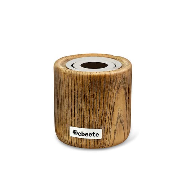 HOTEBIKE 4.7 in. x 4.5 in. Cylindrical Mini Portable Ethanol Tabletop Fire Pit, Indoor and Outdoor Fireplace, Include Wick