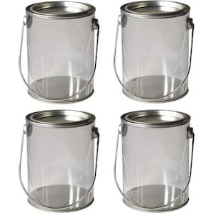 Dyiom 1.7 Ounces Clear Mini Plastic Paint Bucket, Paint Can with Lid and  Handle(Set of 30) B0BV6NDLCJ - The Home Depot