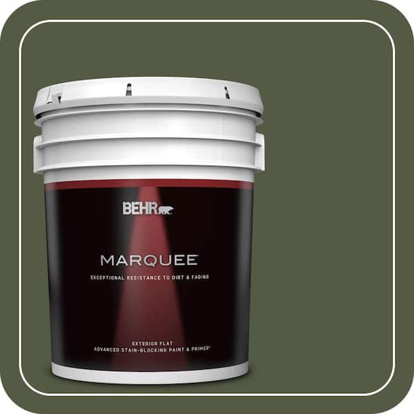 BEHR MARQUEE 5 gal. #MQ6-54 River Forest Flat Exterior Paint & Primer