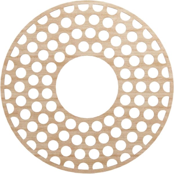 Ekena Millwork 0.375 in. x 36 in. x 36 in. Wood Medallion Moulding