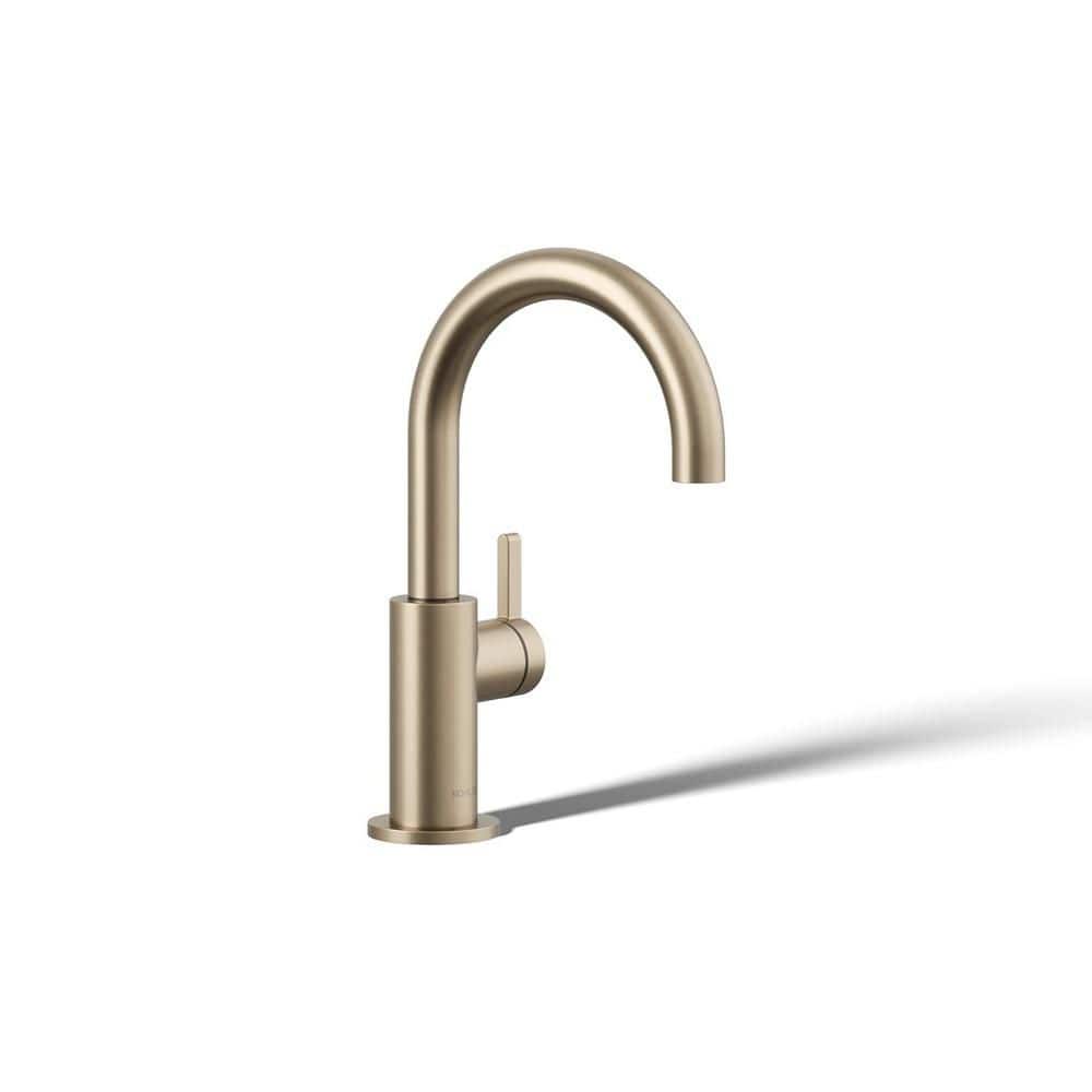 Components 1 Handle Beverage Faucet with 360 Degree Swivel Faucet in Vibrant Brushed Bronze price history on PriceWatchPro