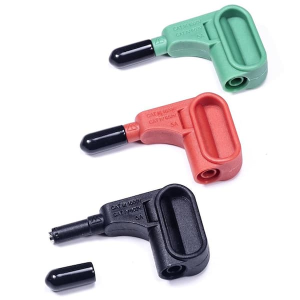 Lukyamzn 3-Piece Magnetic Probe 4mm Socket Multimeter Leads CAT III 1000V CAT IV 600V Voltage Test Kit Set