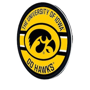 University of Iowa 15 in. Round Plug-in LED Lighted Sign