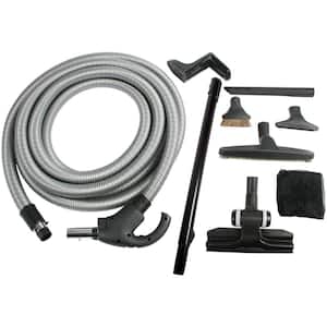 Low Voltage Central Vacuum Attachment Kit with Switch Control 50 ft. Hose