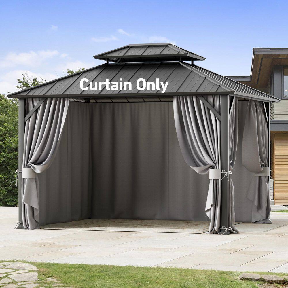 Ultra Series 10 ft. x 12 ft. Gazebo Replacement Privacy Curtain, Grey price history on PriceWatchPro