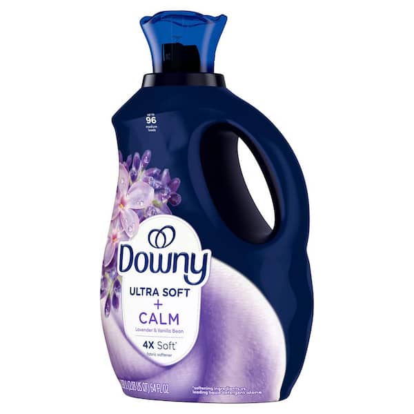 Ultra Soft and Calm Lavender Vanilla Bean Scent Liquid Fabric Softener, 96-Loads, 64 fl. oz.
