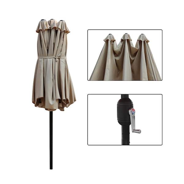 Maypex 15 x 9 ft. Large Double Sided Market Rectangular Outdoor