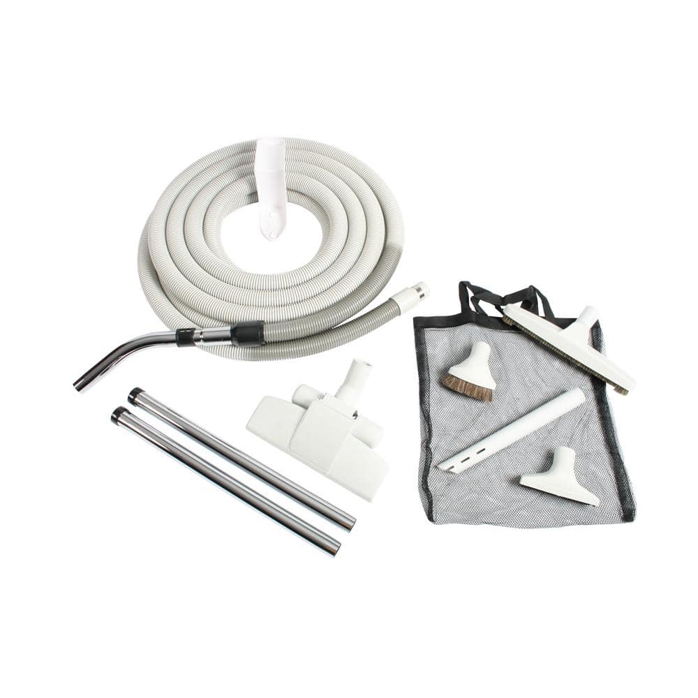 Cen-Tec Systems 93378 Central Vacuum Premium Kit with 35' Hose Gray