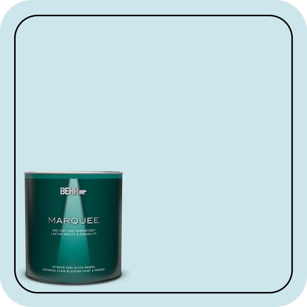 1 qt. #MQ3-52 Ethereal Mood One-Coat Hide Semi-Gloss Enamel Interior Paint & Primer price history on PriceWatchPro