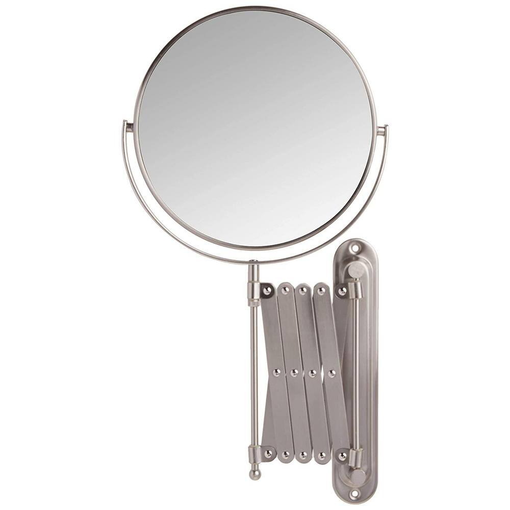 Dual-Sided 8" Swivel Wall Mount Magnifying Mirror in Sleek Design