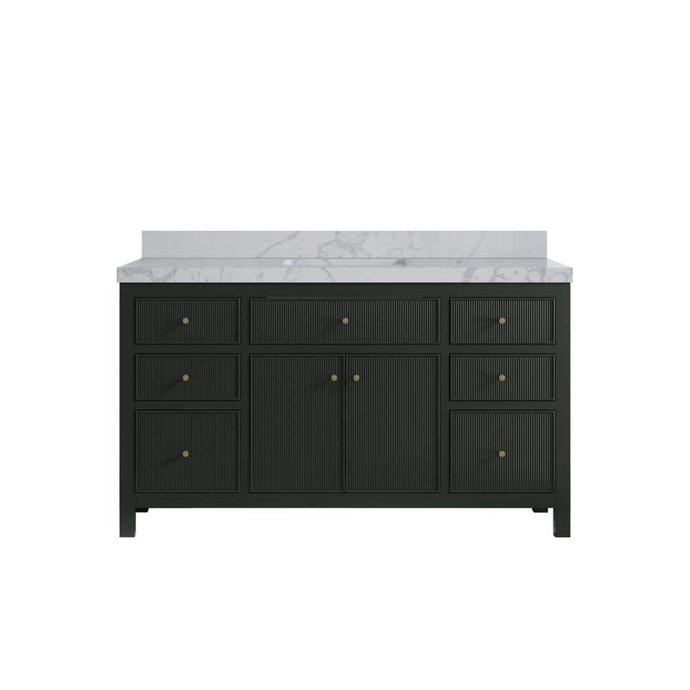 Reviews for Willow Collections Sonoma 60 in. Single Sink Freestanding ...