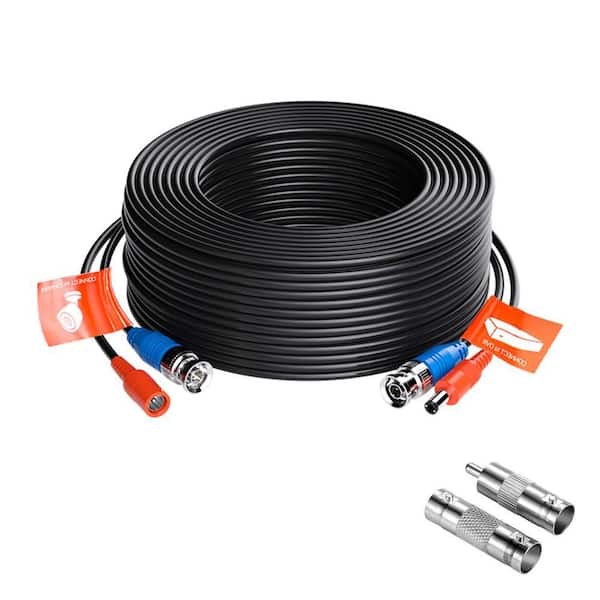 100 ft. Security Camera Cable BNC Cord Video Power Cable