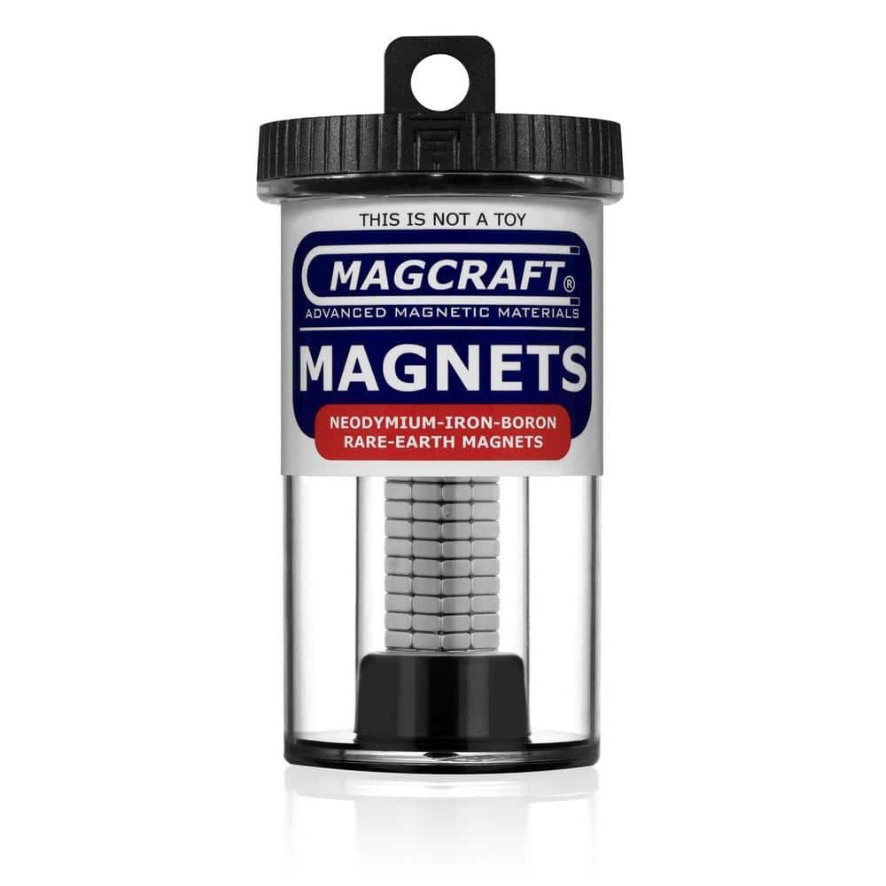Rare Earth 1/4 in. x 1/4 in. x 1/10 in. Block Magnet (50-Pack) price history on PriceWatchPro
