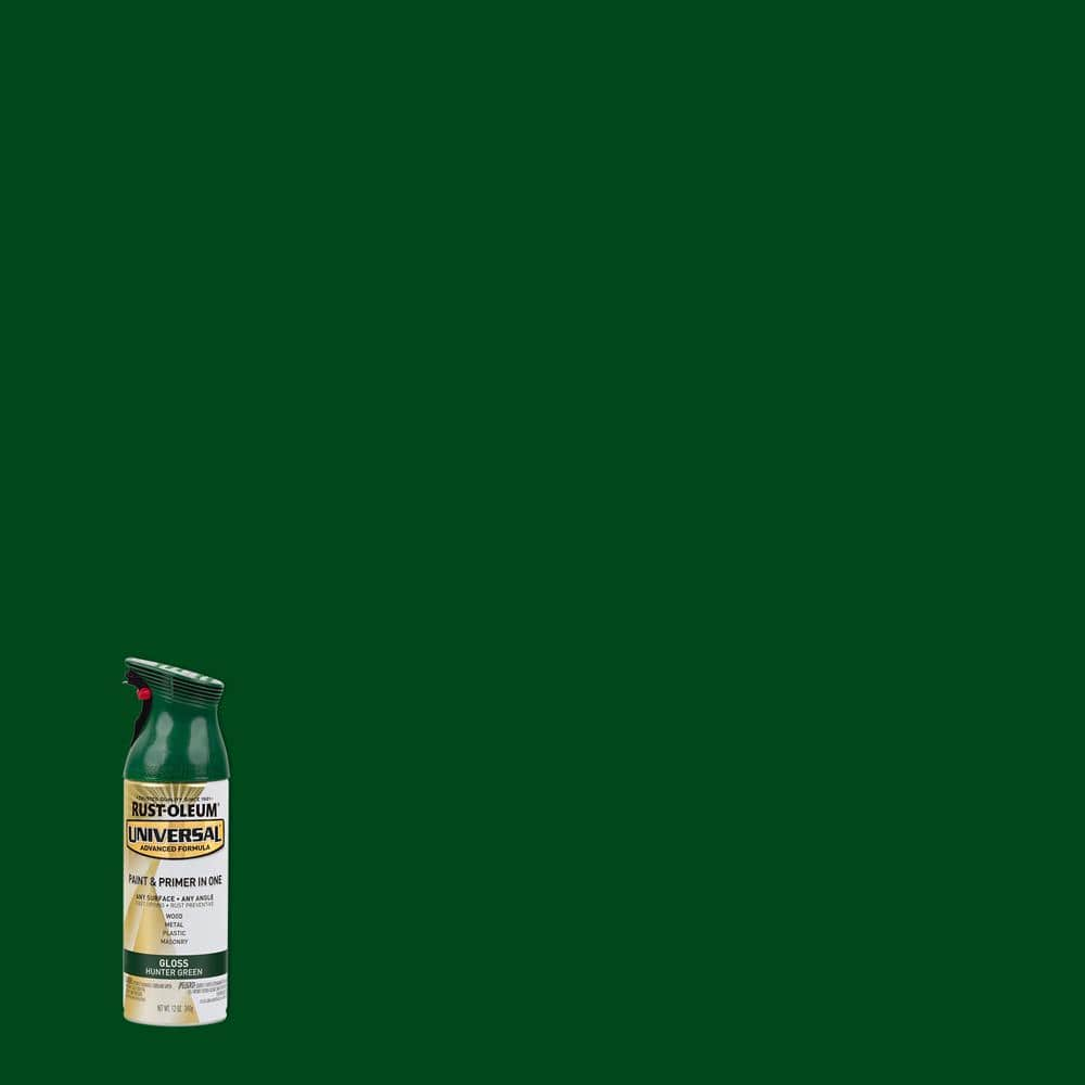 Rust-Oleum Universal 12 oz. All Surface Gloss Hunter Green Spray Paint ...