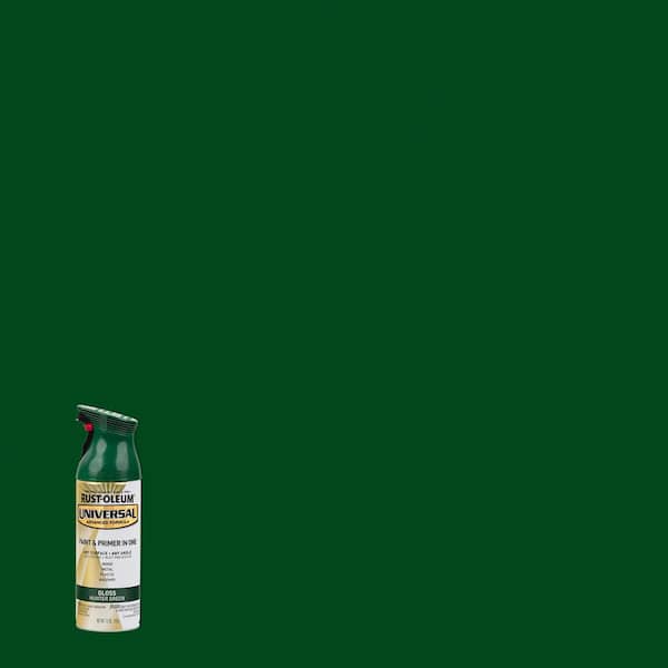 Rust-Oleum Universal 12 oz. All Surface Gloss Hunter Green Spray Paint and Primer in One (6 Pack)