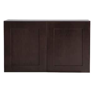 Edson Shaker Assembled 30x18x12.5 in. Wall Cabinet in Dusk