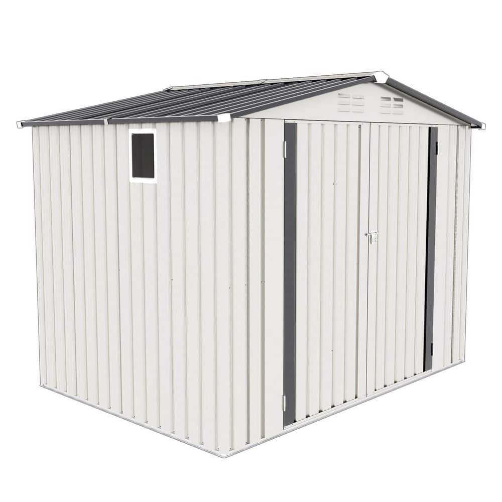 48 sq. ft. 8 ft. W x 6 ft. D Metal Shed with Side Window price history on PriceWatchPro