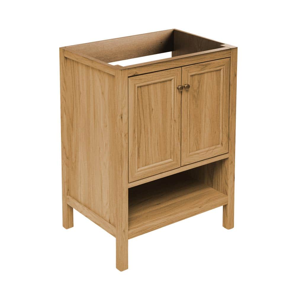 Château 24" Natural Oak Freestanding Bathroom Vanity Cabinet