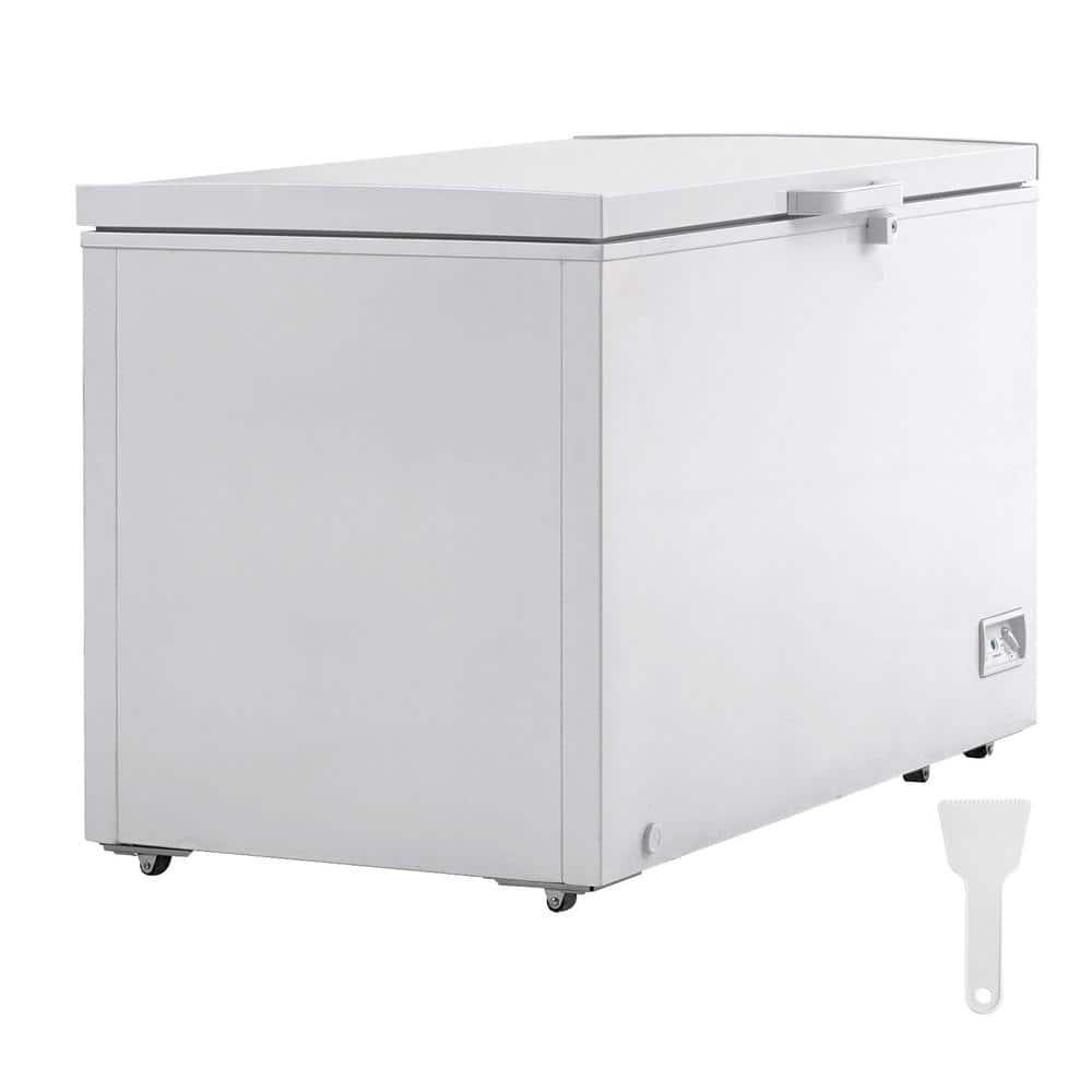 12.8 Cu. Ft. Chest Freezer with Removable Baskets and Adjustable Temperature for Home Storage