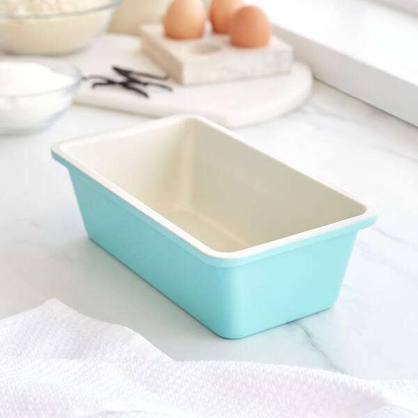 Ceramic Non Stick Loaf Pan Turquoise  BW000052-002 Heavy Duty Steel NEW