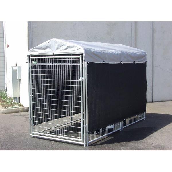 dog pen in garage