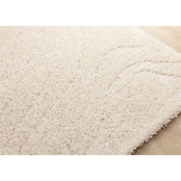 Noctis Collections 5' x 8' (5'3" x 7'7") Beige Geometric, Tonal/Solid Indoor Area Rug