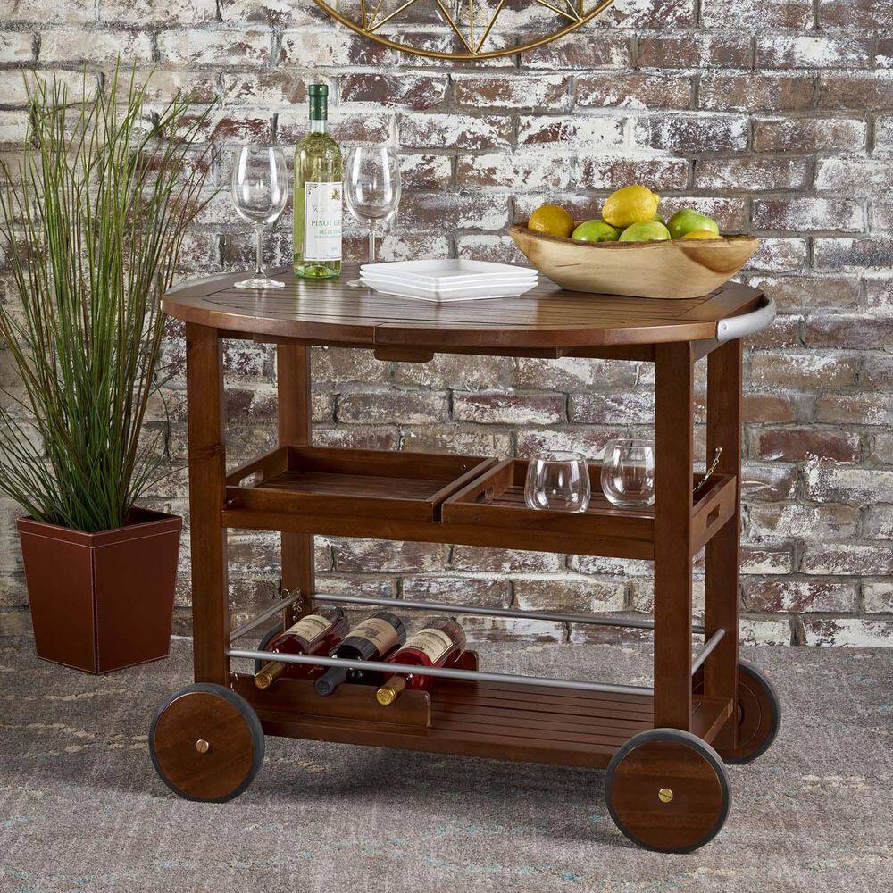 Bar Cart, Serving Cart for Home, Microwave Cart, Drink Cart, Mobile Kitchen