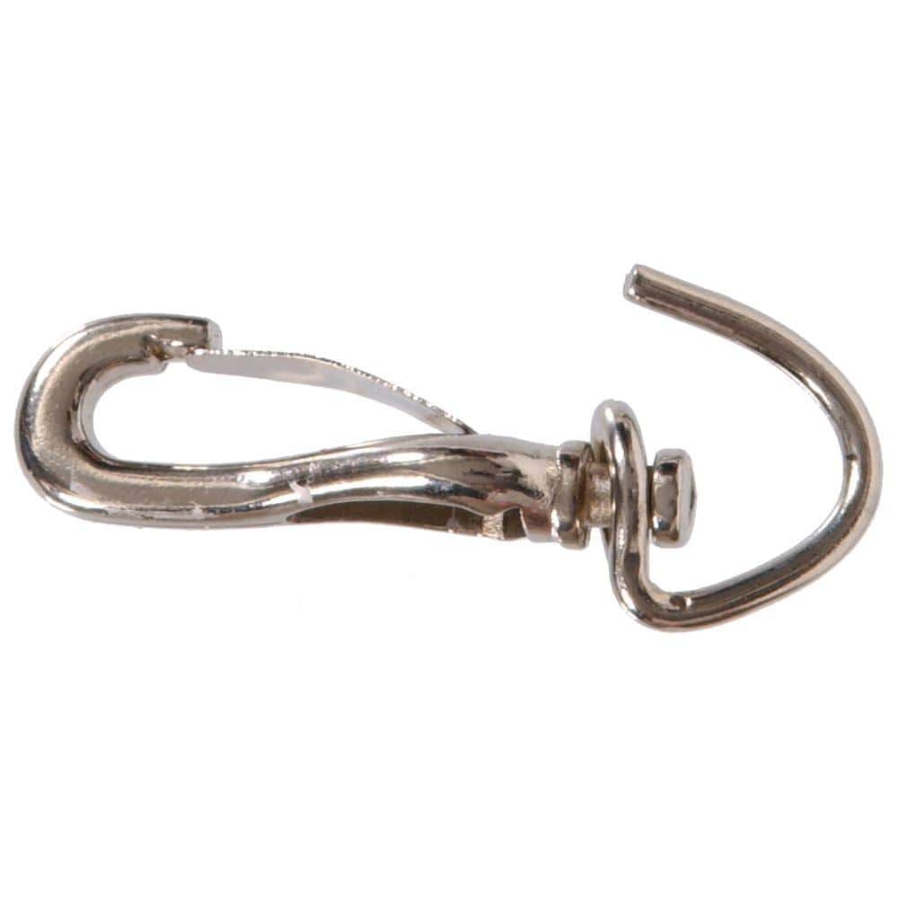 Swivel Eye Bolt Snap Hook Nickel Plated 10-pack 1 3/4 Inches X 5/8 Inch 