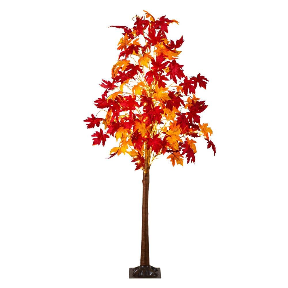 7 ft. Pre-Lit Autumn Weeping Maple Artificial Fall Tree with 450 Warm White LED Lights price history on PriceWatchPro