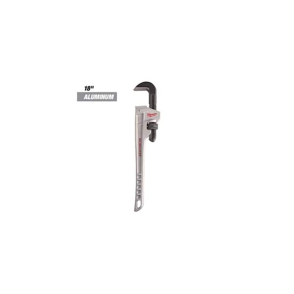 Milwaukee - 18 in. and 24 in. Aluminum Pipe Wrench Set (2-Tool)