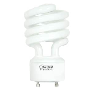 100-Watt Equivalent T3 Spiral Non-Dimmable GU24 Base Compact Fluorescent CFL Light Bulb, Soft White 2700K