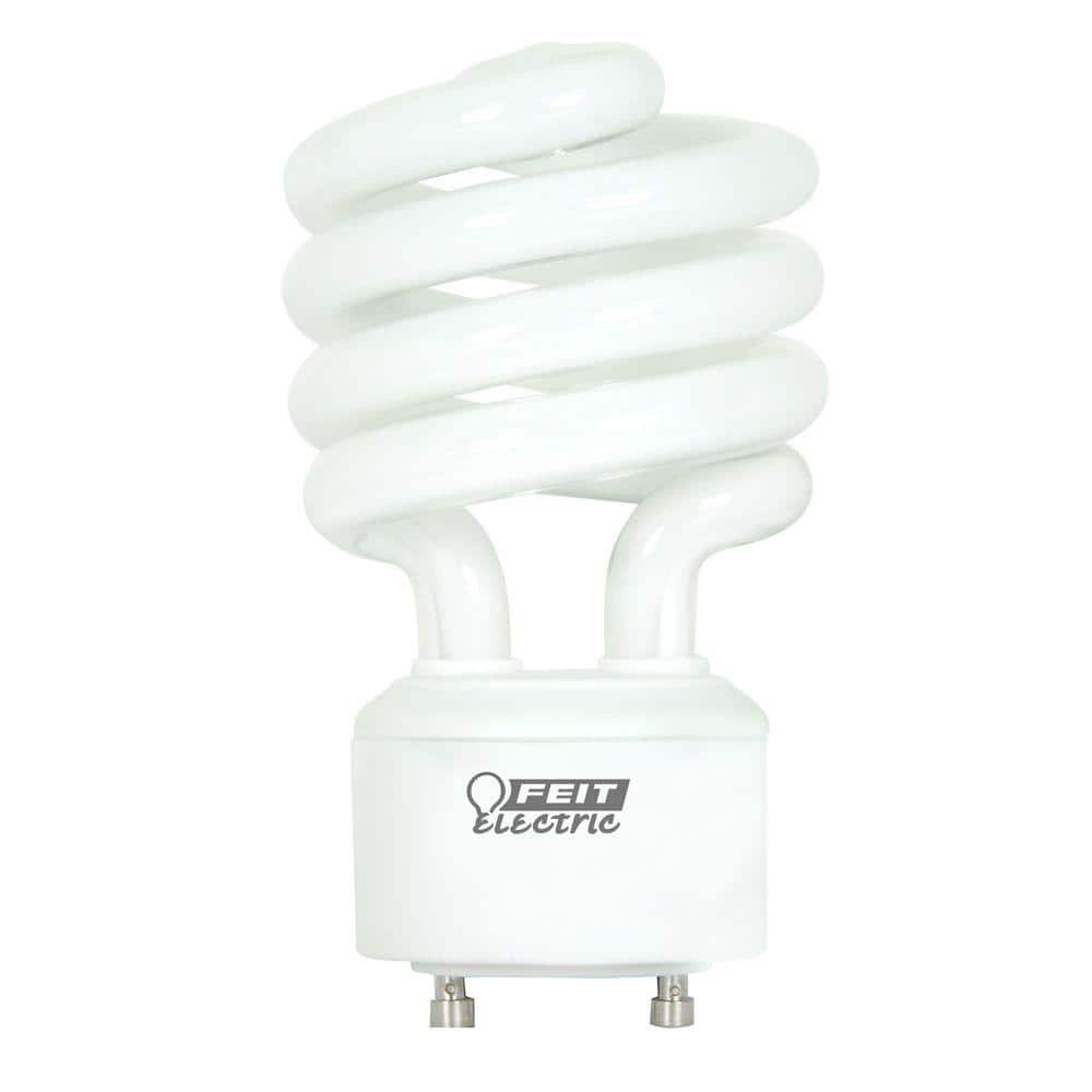 Reviews for Feit Electric 100-Watt Equivalent T3 Spiral Non-Dimmable GU24  Base Compact Fluorescent CFL Light Bulb, Soft White 2700K | Pg 1 - The Home  Depot, image size:1000x1000