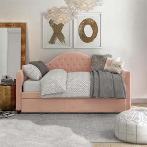 Rowan Valley Arden Pink Peach Twin Size Daybed with Trundle