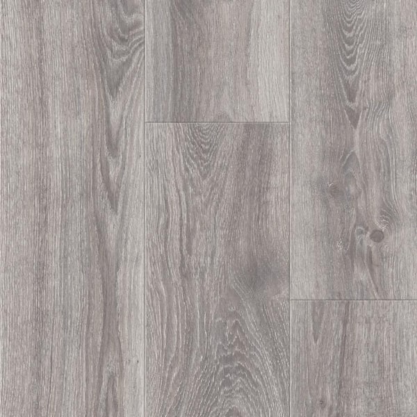 Silverton Oak 8 mm T x 7.5 in. W Water Resistant Laminate Wood Flooring (23.7 sqft/case)