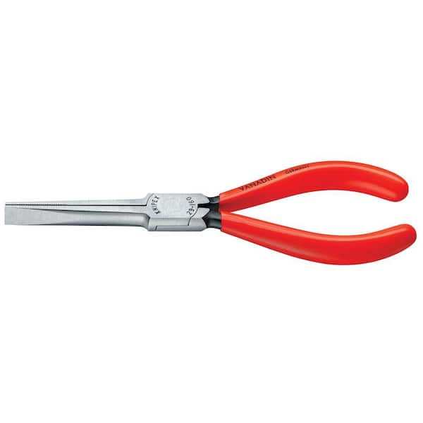 KNIPEX 6 in. Flat Nose Telephone Pliers
