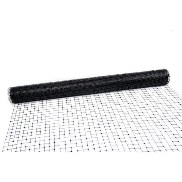 Tenax 15-ft x 3-ft Black Hdpe Extruded Mesh Rolled Fencing with Mesh Size 3/4-in x 1-in