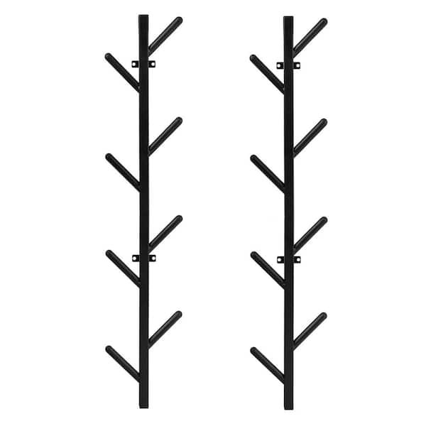 Coat Rack Wall Mount set of 2 for Wall Entryway Stand Coat Tree Modern  Heavy Duty Coat Racks PUQK2G - The Home Depot