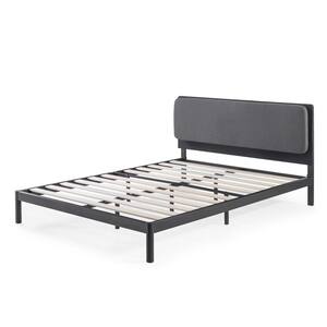 Avery Dark Grey Queen Platform Bed, Zinus Bed Frame Canada