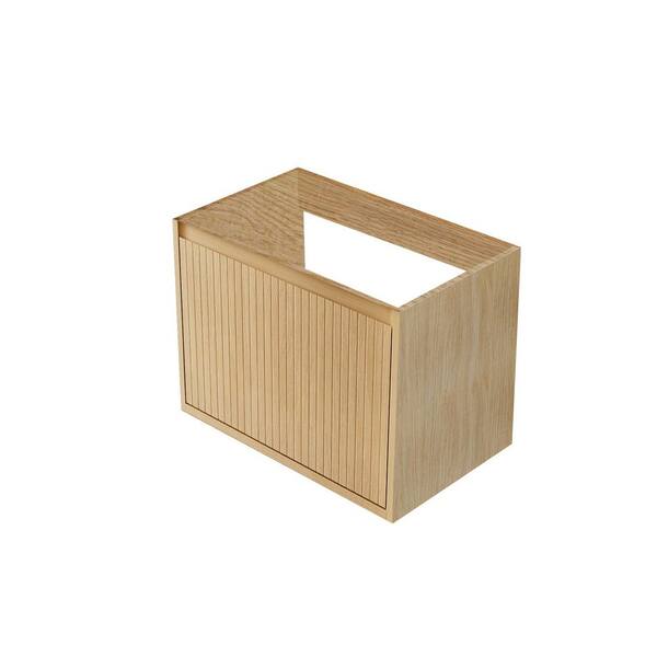 30 in. Bath Vanity Cabinet without Top in Oak Unassembled