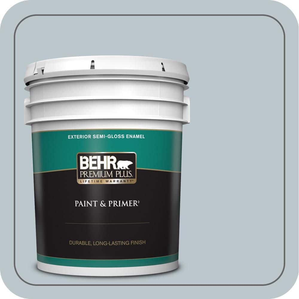 5 gal. #PPH-42 Nautical Gray Semi-Gloss Enamel Exterior Paint & Primer price history on PriceWatchPro